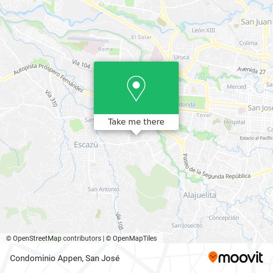 Condominio Appen map