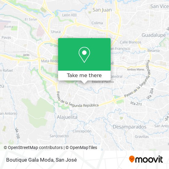 Boutique Gala Moda map