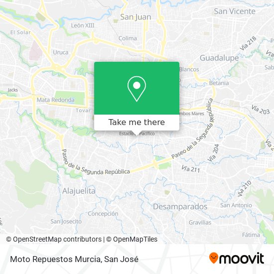 Moto Repuestos Murcia map