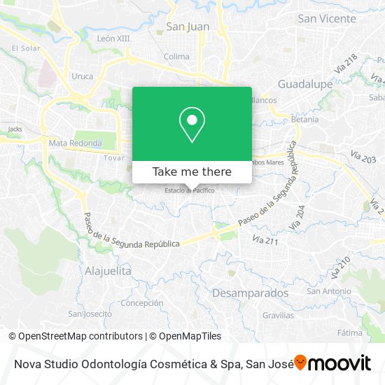 Nova Studio Odontología Cosmética & Spa map