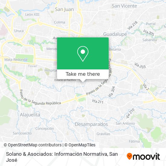 Solano & Asociados: Información Normativa map