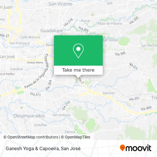 Ganesh Yoga & Capoeira map