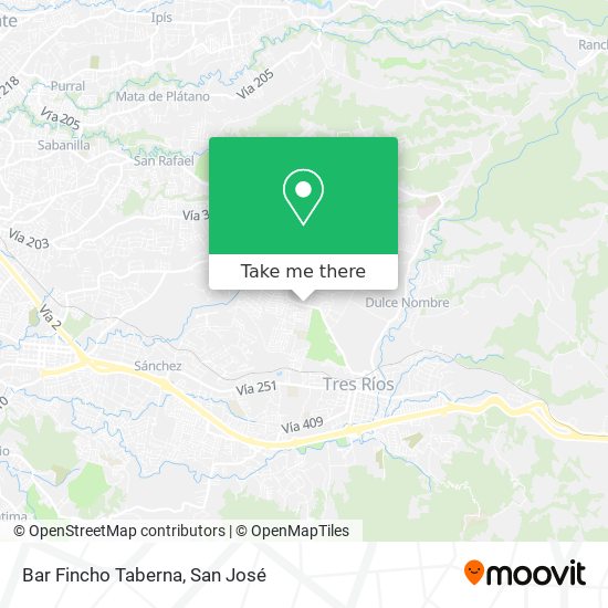 Bar Fincho Taberna map