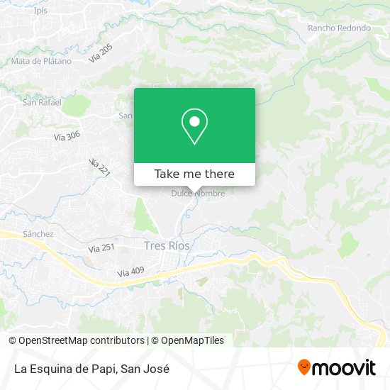 Mapa de La Esquina de Papi