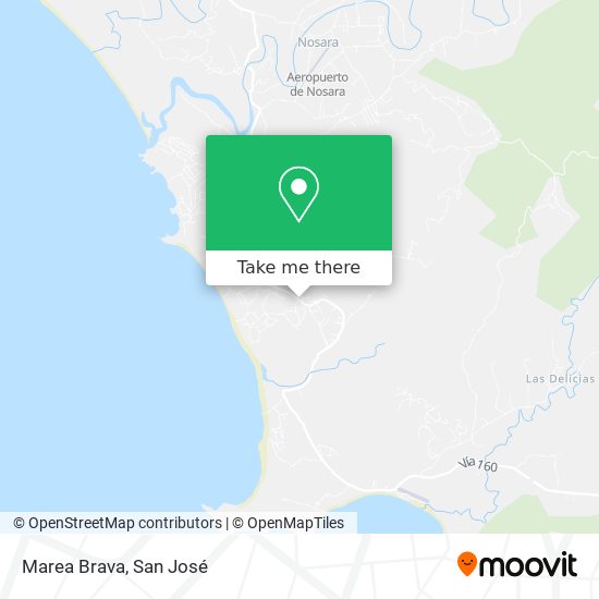 Mapa de Marea Brava