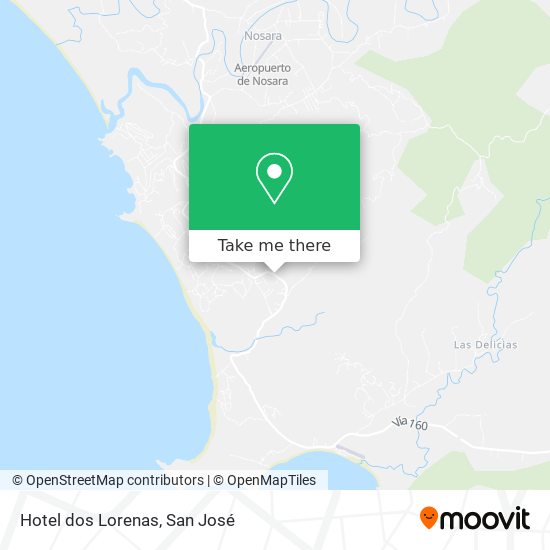 Mapa de Hotel dos Lorenas