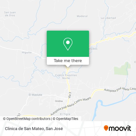Clinica de San Mateo map