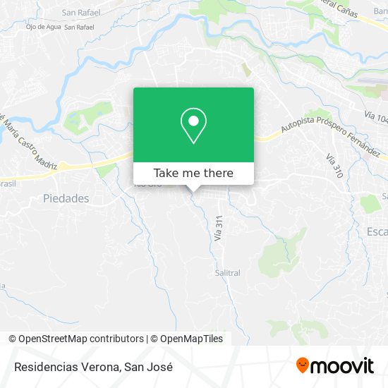Mapa de Residencias Verona