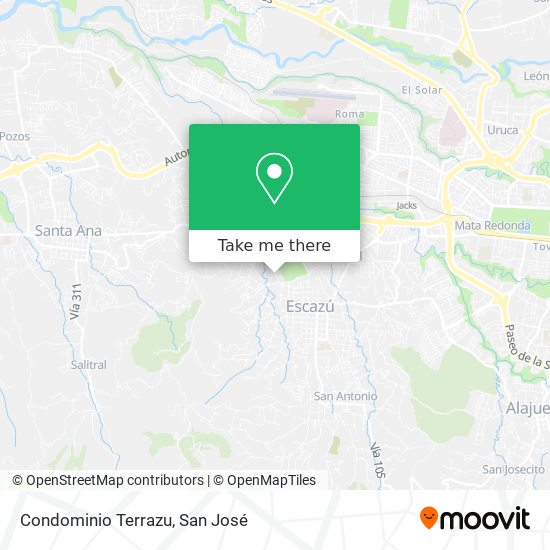 Condominio Terrazu map