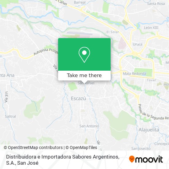 Distribuidora e Importadora Sabores Argentinos, S.A. map