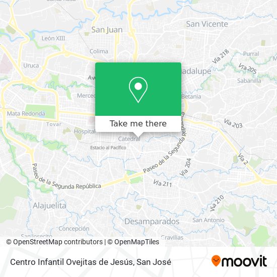 Centro Infantil Ovejitas de Jesús map