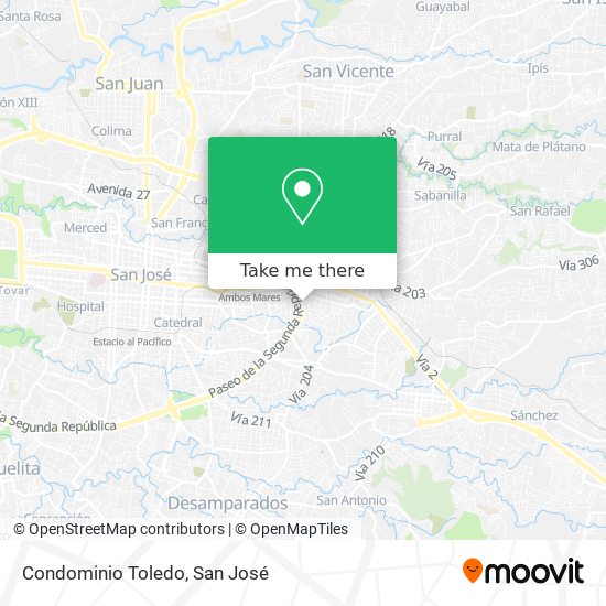 Condominio Toledo map