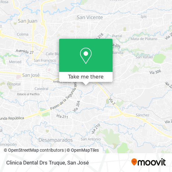 Clinica Dental Drs Truque map