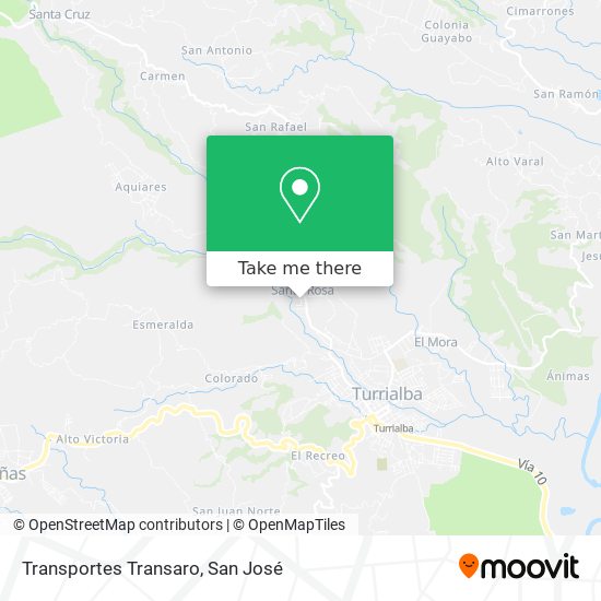 Transportes Transaro map