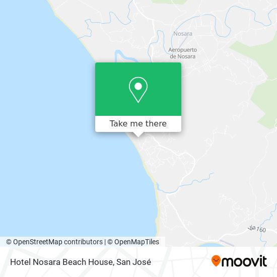 Mapa de Hotel Nosara Beach House
