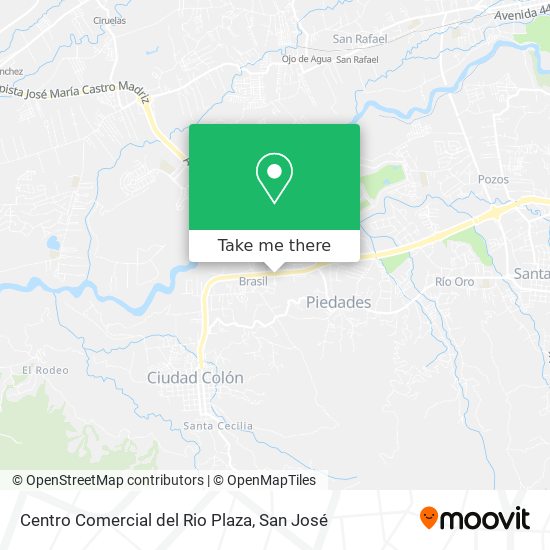 Centro Comercial del Rio Plaza map