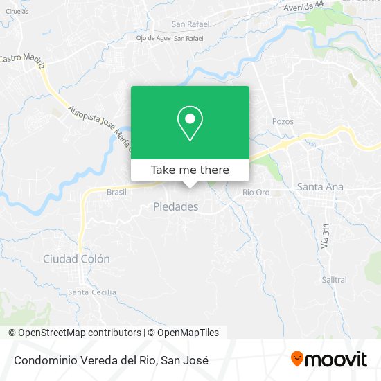Condominio Vereda del Rio map