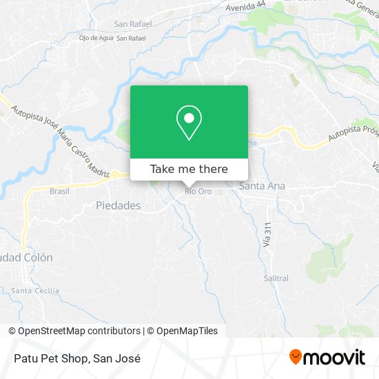 Patu Pet Shop map