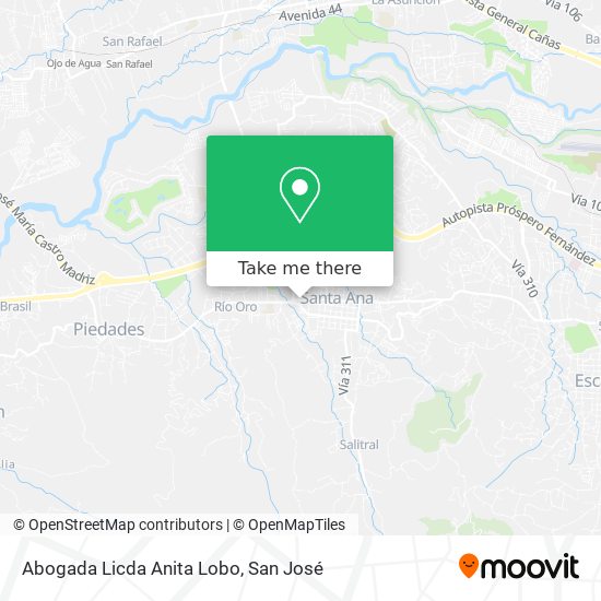 Abogada Licda Anita Lobo map