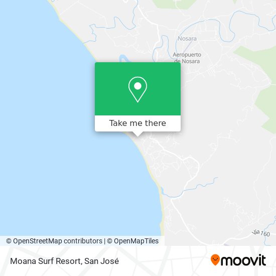 Mapa de Moana Surf Resort
