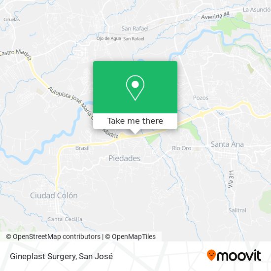 Gineplast Surgery map