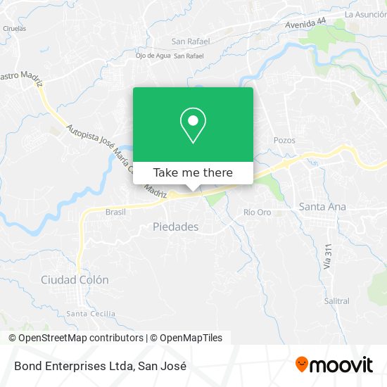 Bond Enterprises Ltda map