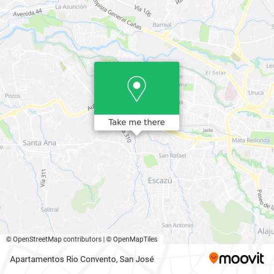 Apartamentos Rio Convento map