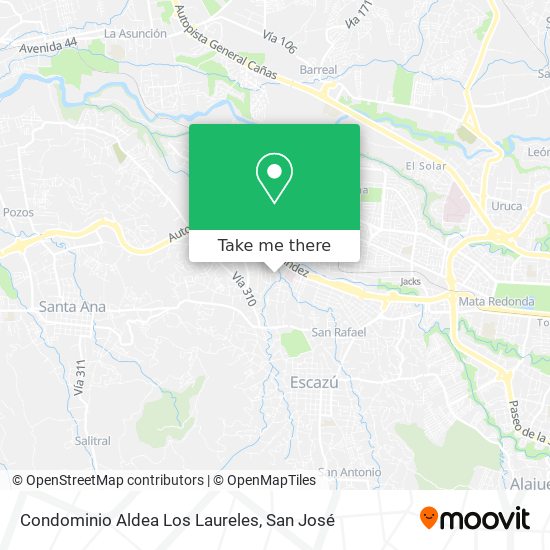 Mapa de Condominio Aldea Los Laureles