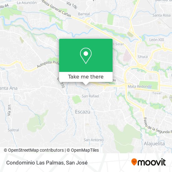 Condominio Las Palmas map