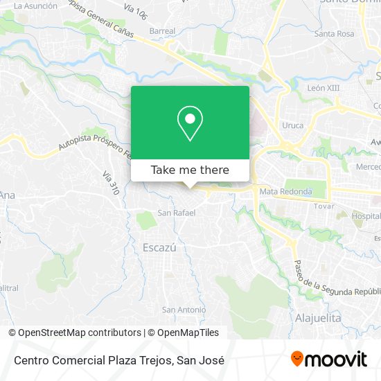 Centro Comercial Plaza Trejos map