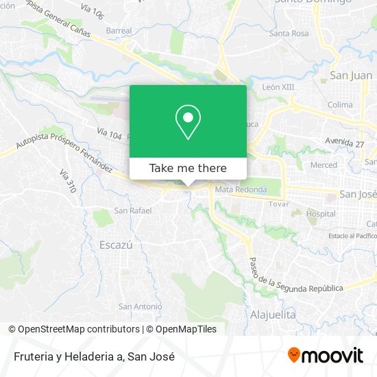 Fruteria y Heladeria a map