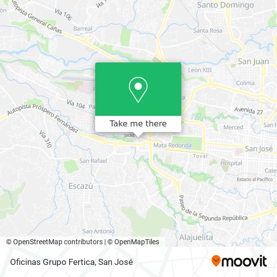 Mapa de Oficinas Grupo Fertica