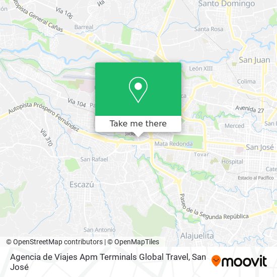 Agencia de Viajes Apm Terminals Global Travel map