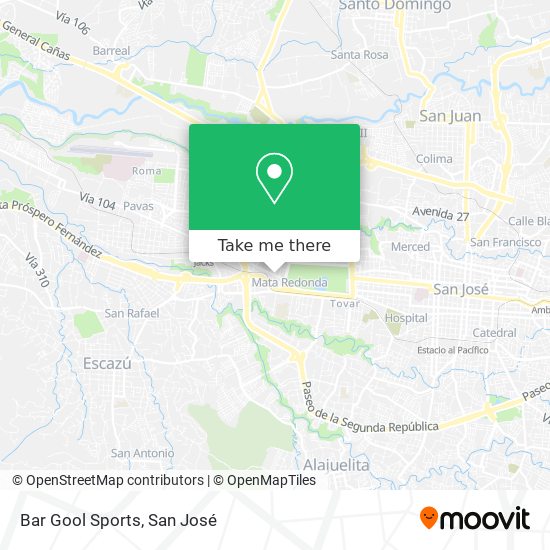 Bar Gool Sports map