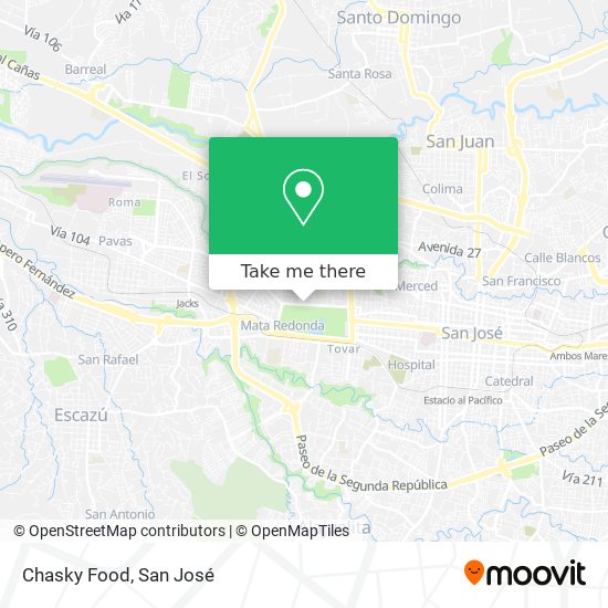 Chasky Food map