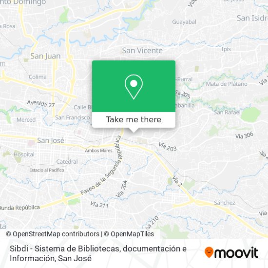 Sibdi - Sistema de Bibliotecas, documentación e Información map