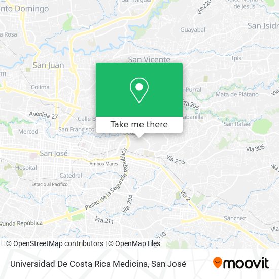 Universidad De Costa Rica Medicina map