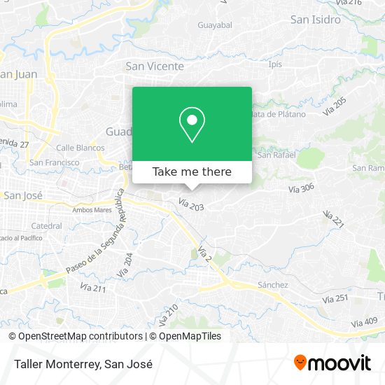 Taller Monterrey map