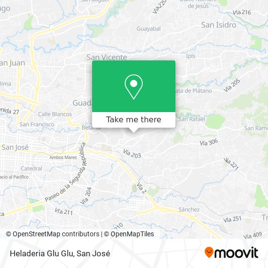 Heladeria Glu Glu map