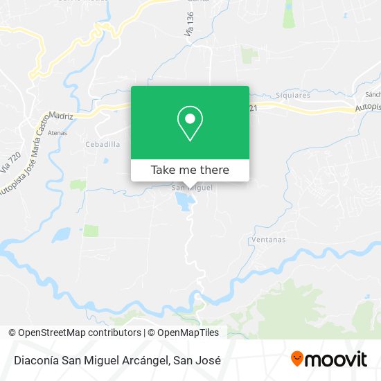 Mapa de Diaconía San Miguel Arcángel