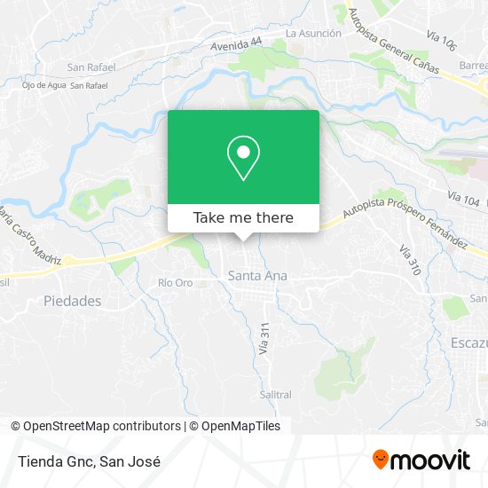 Tienda Gnc map