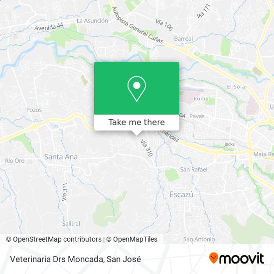 Veterinaria Drs Moncada map