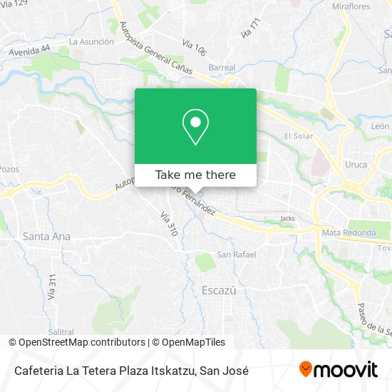 Cafeteria La Tetera Plaza Itskatzu map