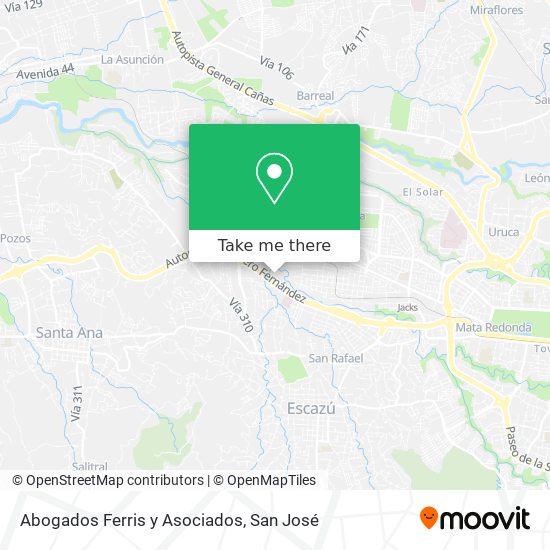 Mapa de Abogados Ferris y Asociados