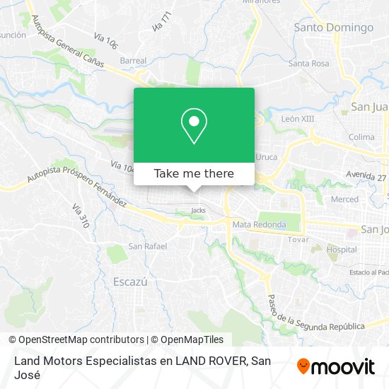 Land Motors Especialistas en LAND ROVER map