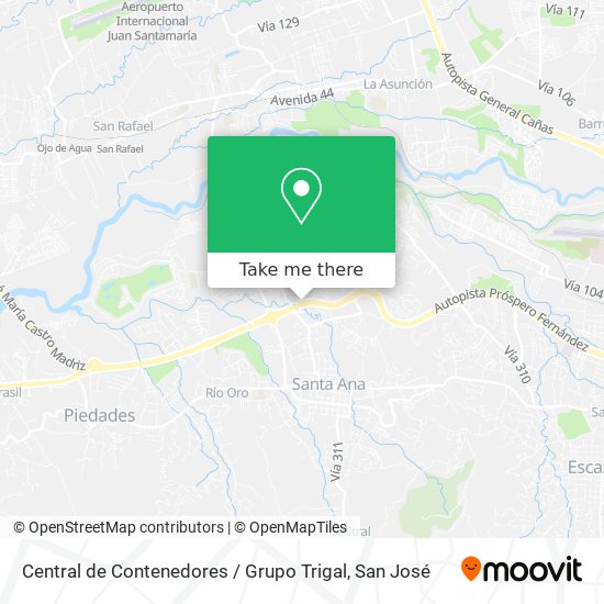 Central de Contenedores / Grupo Trigal map