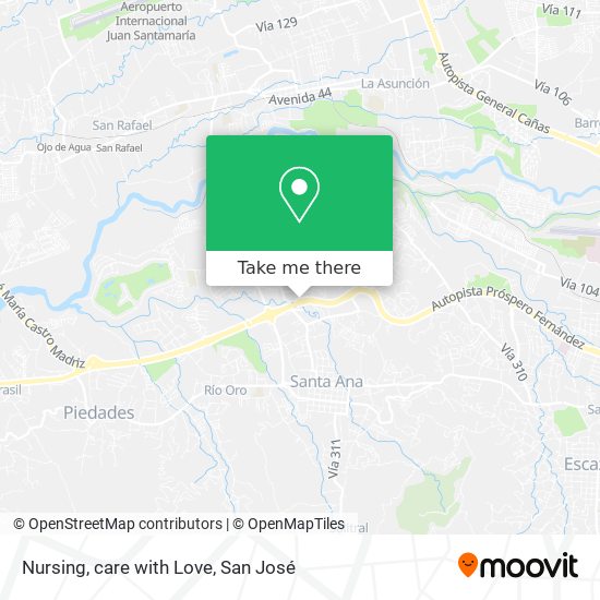 Nursing, care with Love map