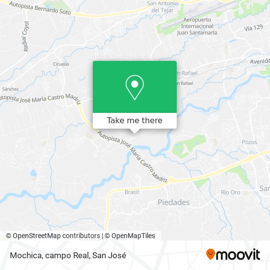 Mochica, campo Real map