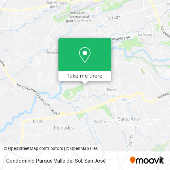 Condominio Parque Valle del Sol map