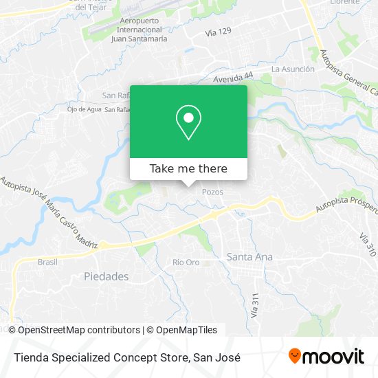 Tienda Specialized Concept Store map